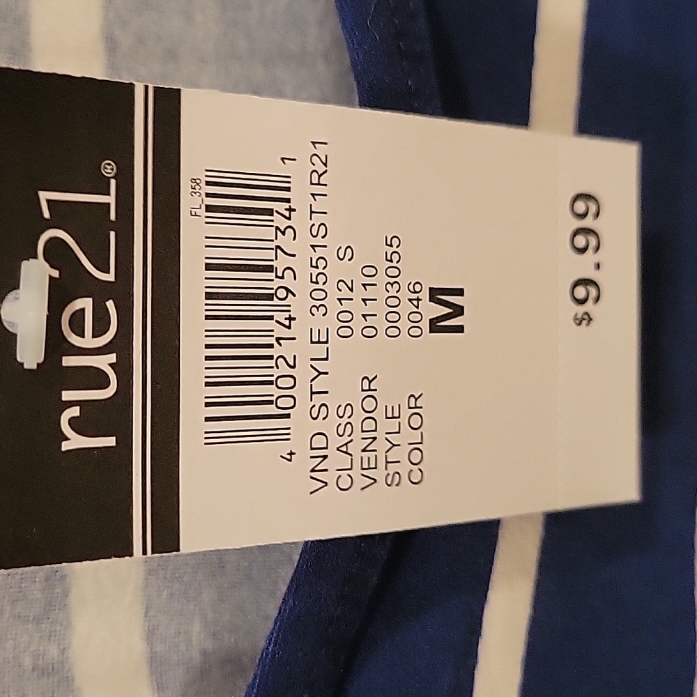 2/$10 😛 Rue 21 Striped Racerback Tank - Picture 3 of 4